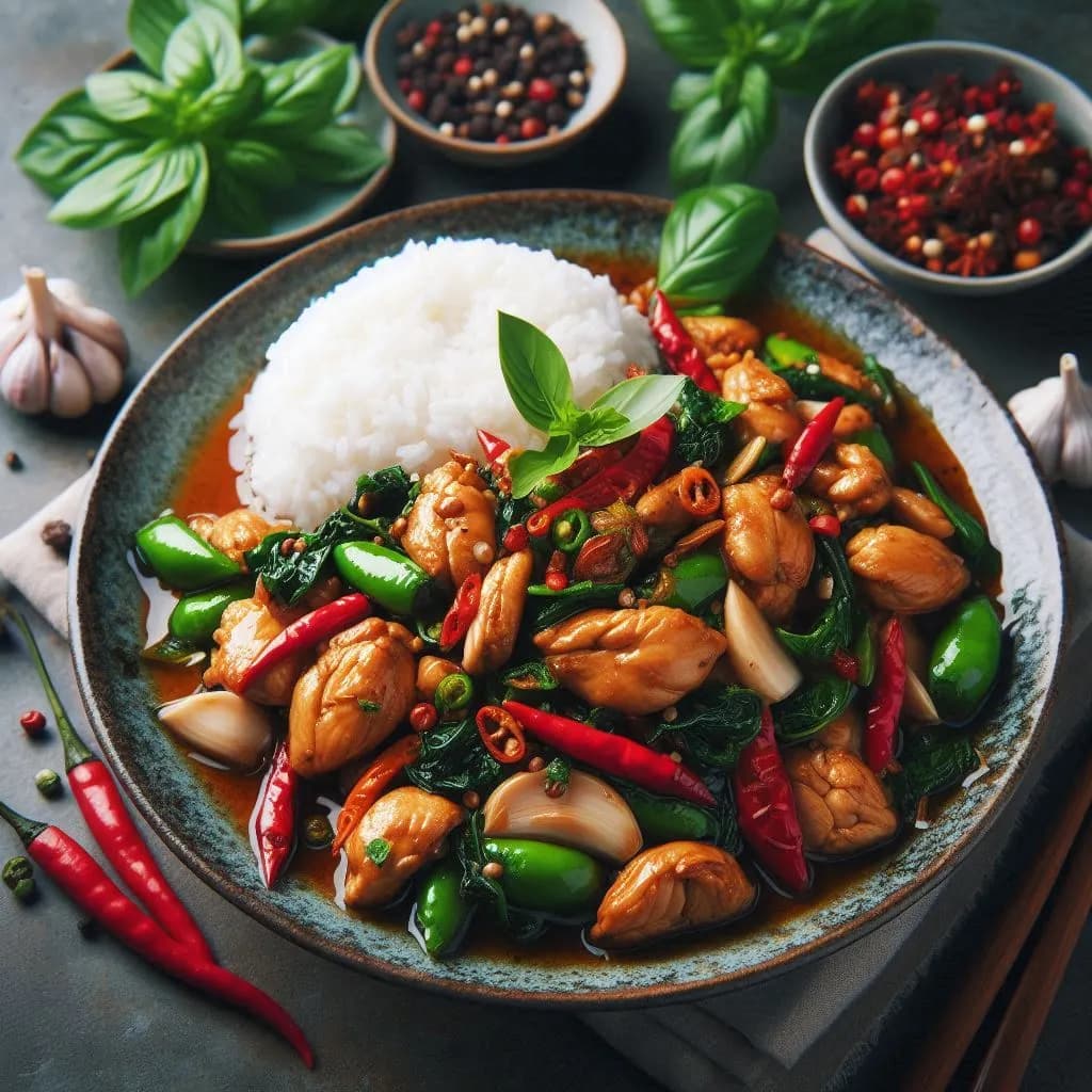 Pad Krapow Gai